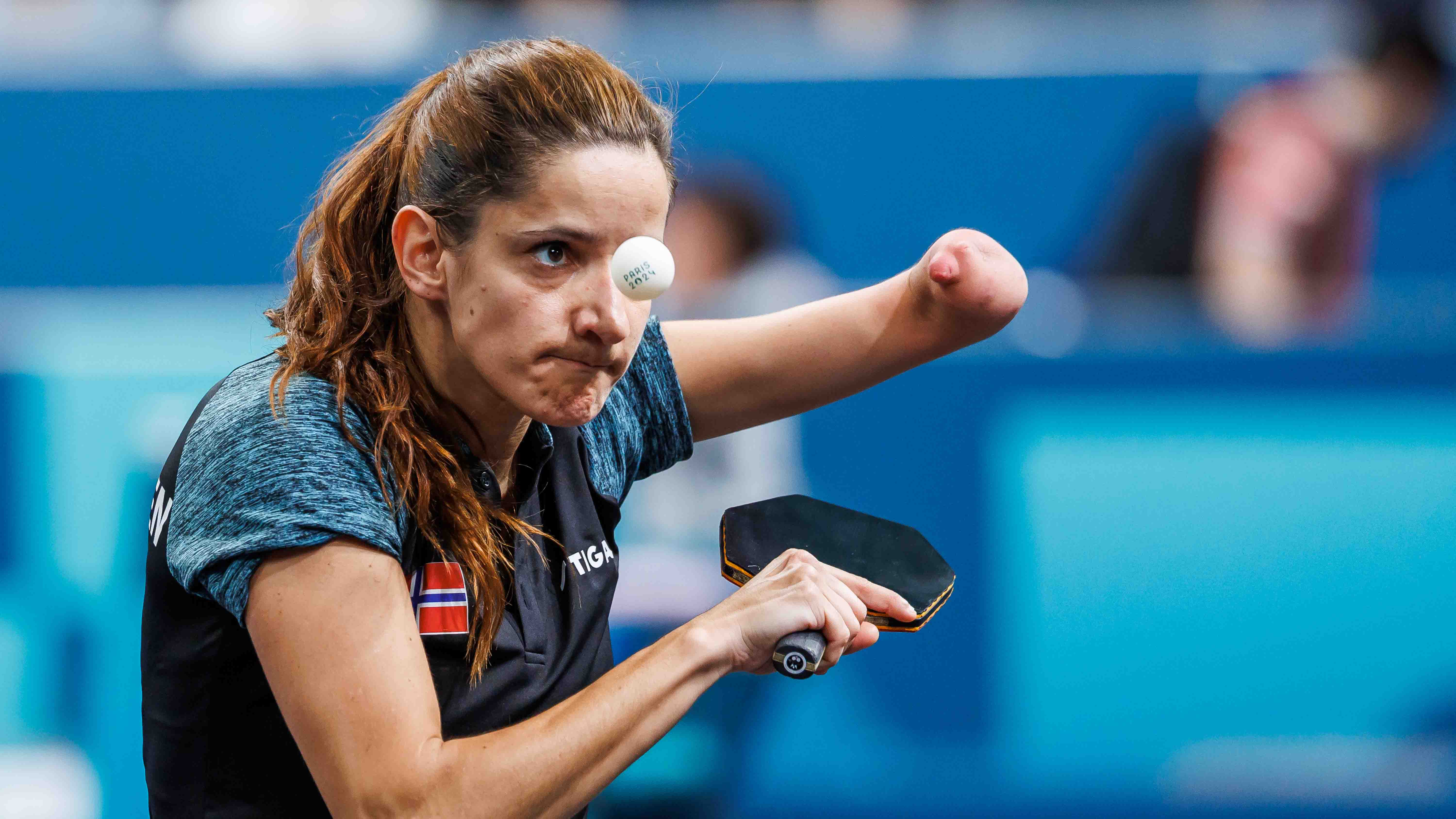 Bordtennisspiller Aida Husic Dahlen kommer til konferansen for å snakke om sitt liv som parautøver. Foto: Alexander Eriksson