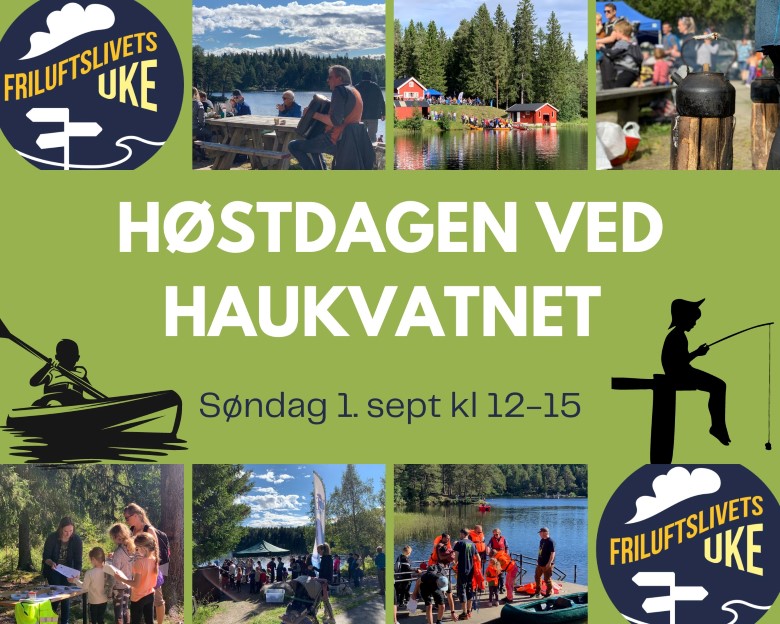 Bli med på en spennende aktivitetsdag ved Haukvatnet på Byåsen 1. september 2024.